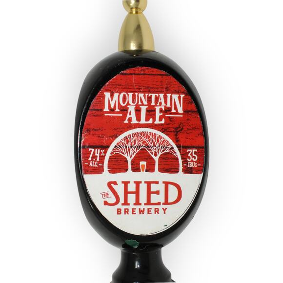 Shed Brewery Mountain Ale Beer Tap Handle Stowe Vermont VT 802 SKI LOCAL - Picture 7 of 11